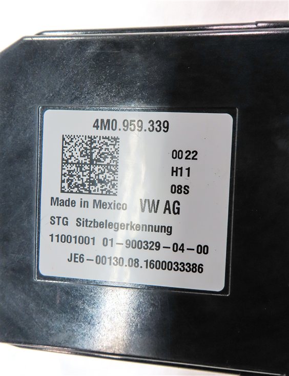 Thumbnail 5: 2017 AUDI Q7 (4M) FRONT RIGHT PASSENGER SEAT OCCUPANCY SENSOR MODULE