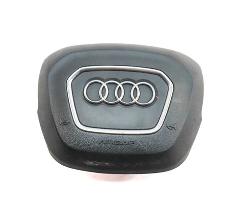Thumbnail 1: 2017-2019 AUDI Q7 (4M) FRONT LEFT DRIVER STEERING WHEEL AIRBAG AIR BAG (Black)