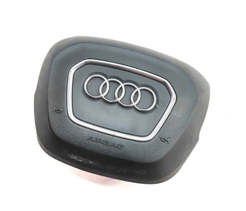 Thumbnail 2: 2017-2019 AUDI Q7 (4M) FRONT LEFT DRIVER STEERING WHEEL AIRBAG AIR BAG (Black)