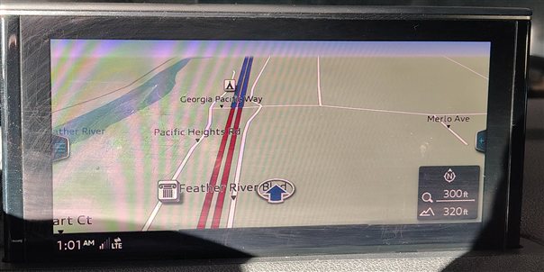 17-19 AUDI Q7 (4M) FRONT DASH RADIO STEREO GPS NAVIGATION DISPLAY SCREEN MONITOR