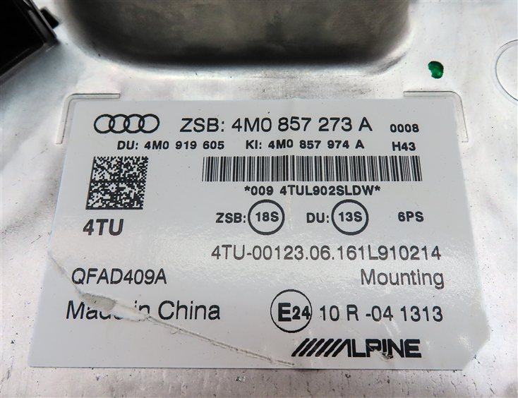 Thumbnail 8: 17-19 AUDI Q7 (4M) FRONT DASH RADIO STEREO GPS NAVIGATION DISPLAY SCREEN MONITOR