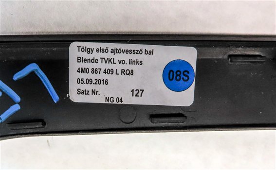 Thumbnail 16: 2017 AUDI Q7 (4M) INTERIOR DASH DOOR CENTER CONSOLE TRIM SET/7 (Gray Oak)