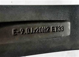 Thumbnail 6: 2017-2019 AUDI Q7 (4M) 20x9 ALUMINUM ALLOY 10-SPOKE WHEEL RIM