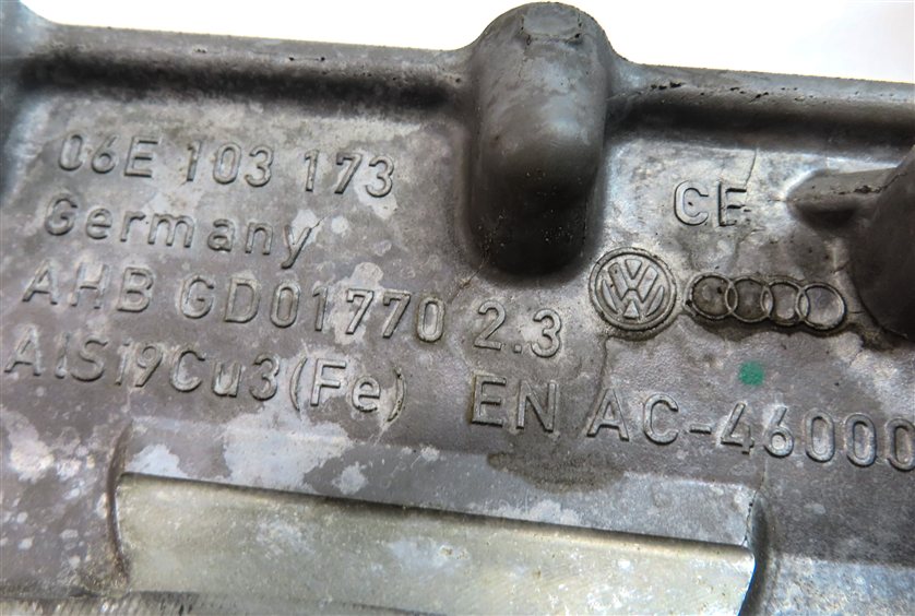 Thumbnail 7: 17-19 AUDI Q7 4M 3.0L SUPER CREC ENGINE LOWER TIMING COVER w/ OIL FILTER HOUSING
