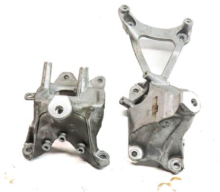 Thumbnail 1: 2017 AUDI Q7 (4M) 3.0L SUPER (CREC) ENGINE MOTOR SUPPORT MOUNT BRACKET SET/2