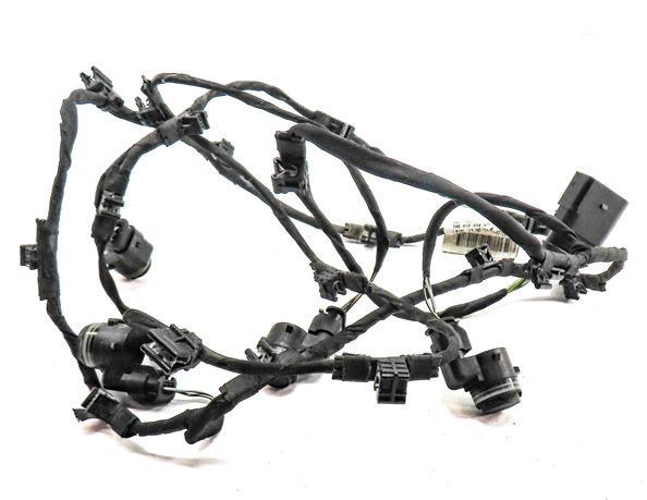Thumbnail 3: 2017 AUDI Q7 4M FRONT PARK ASSIST PDC DISTANCE CONTROL WIRE SENSOR SET/4 (Blue)