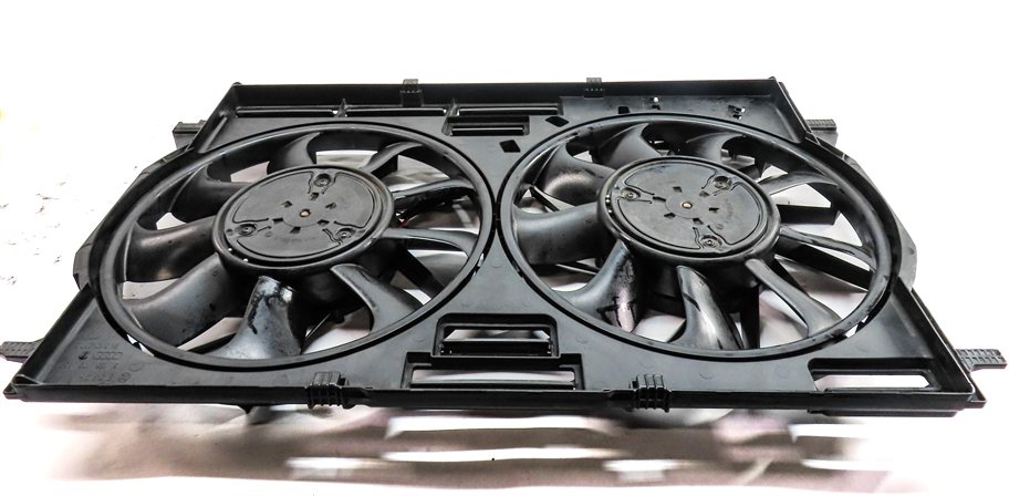 Thumbnail 6: 17-20 AUDI Q7 (4M) 3.0L SUPER RADIATOR COOLING FAN BLADE MOTOR SHROUD ASSEMBLY