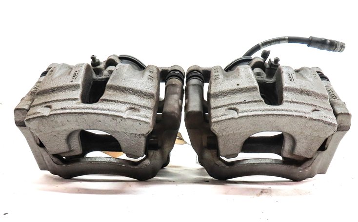 Thumbnail 3: 2017-2020 AUDI Q7 Q8 (4M) REAR LEFT DRIVER BRAKE CALIPER w/ LINES