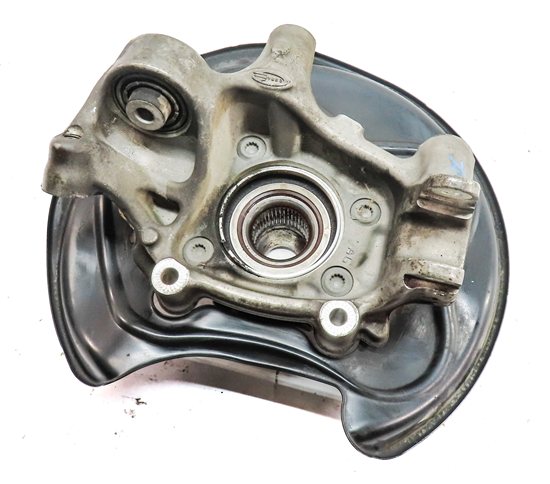 Thumbnail 2: 17-20 AUDI Q7 (4M) REAR LEFT DRIVER SPINDLE KNUCKLE WHEEL BEARING HUB w/ SHIELD