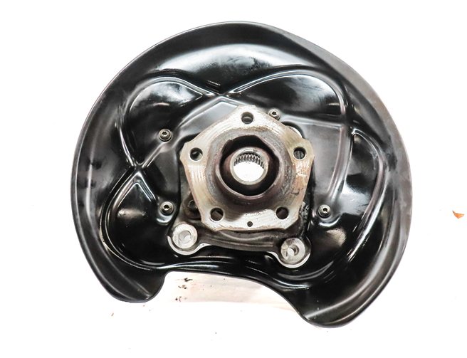 Thumbnail 6: 17-20 AUDI Q7 (4M) REAR LEFT DRIVER SPINDLE KNUCKLE WHEEL BEARING HUB w/ SHIELD