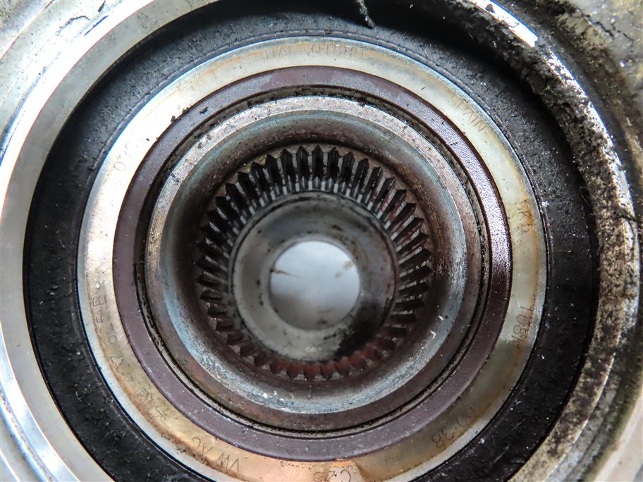 Thumbnail 7: 17-20 AUDI Q7 (4M) REAR LEFT DRIVER SPINDLE KNUCKLE WHEEL BEARING HUB w/ SHIELD