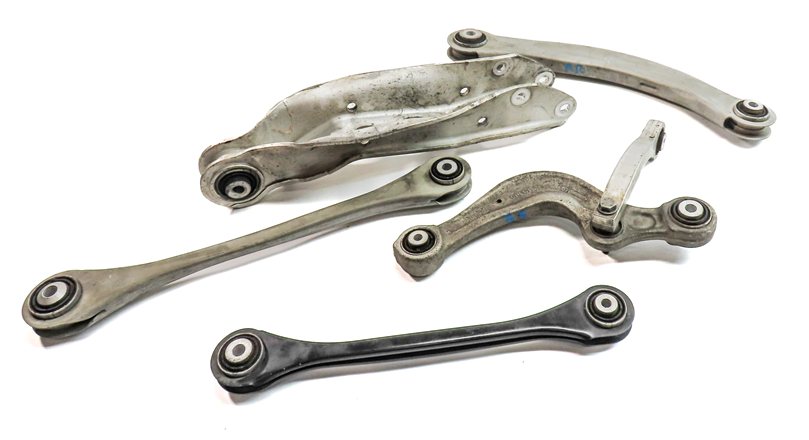 2017-2019 AUDI Q7 (4M) REAR RIGHT PASSENGER UPPER & LOWER CONTROL ARM SET-5