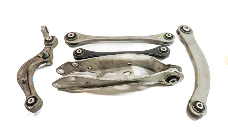 2017-2022 AUDI Q7 (4M) REAR LEFT DRIVER UPPER LOWER CONTROL ARM SET/5