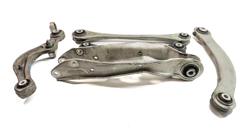 Thumbnail 2: 2017-2022 AUDI Q7 (4M) REAR LEFT DRIVER UPPER LOWER CONTROL ARM SET/5