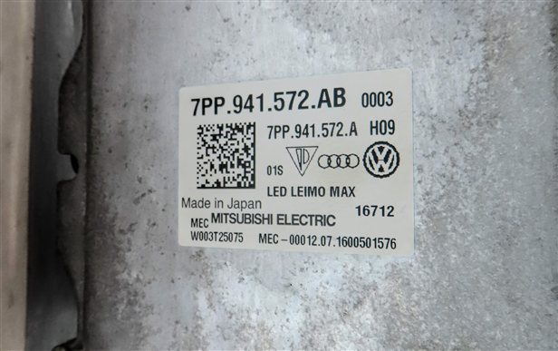 Thumbnail 9: 17-19 AUDI Q7 (4M) RIGHT FRONT PASSENGER DYNAMIC LED HEADLIGHT LIGHT LAMP (8Q3)