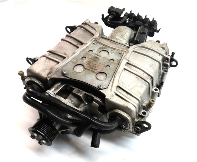 Thumbnail 2: 17-19 AUDI Q7 (4M) 3.0L SUPERCHARGED CREC ENGINE SUPERCHARGER SUPER CHARGER