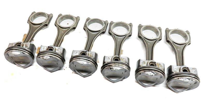 15-19 AUDI A6 A7 A8 Q7 (C7 D4 4H 4M) 3.0L SUPER PISTON & CONNECTING ROD SET 6