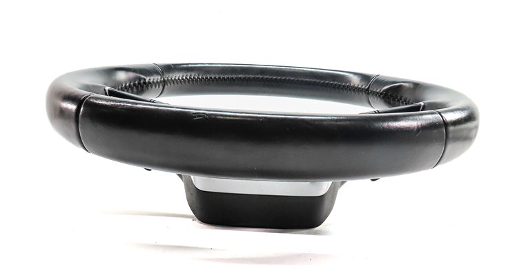 Thumbnail 3: 17-19 AUDI Q7 4M 3 SPOKE SPORT STEERING WHEEL w/SHIFT PADDLES & SWITCHES (Black)
