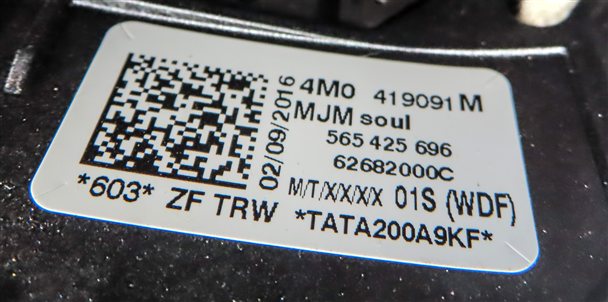 Thumbnail 6: 17-19 AUDI Q7 4M 3 SPOKE SPORT STEERING WHEEL w/SHIFT PADDLES & SWITCHES (Black)
