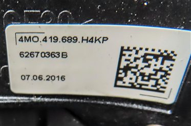 Thumbnail 7: 17-19 AUDI Q7 4M 3 SPOKE SPORT STEERING WHEEL w/SHIFT PADDLES & SWITCHES (Black)