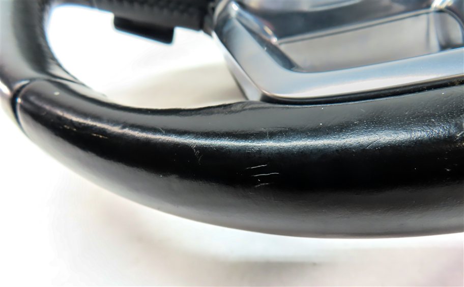 Thumbnail 9: 17-19 AUDI Q7 4M 3 SPOKE SPORT STEERING WHEEL w/SHIFT PADDLES & SWITCHES (Black)
