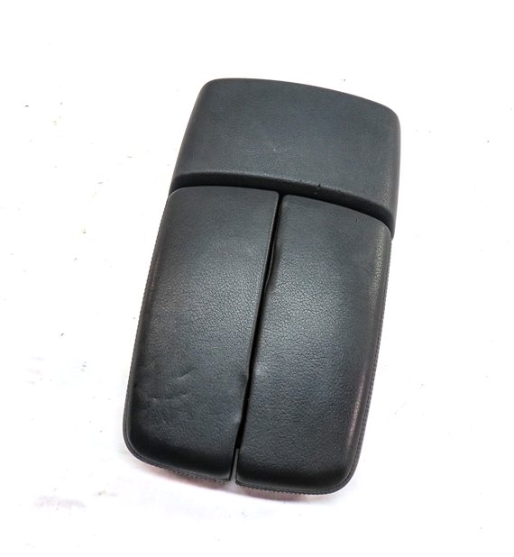 Thumbnail 2: 17-19 AUDI Q7 4M FRONT CENTER CONSOLE COMPARTMENT ARMREST LID COVER (Black)