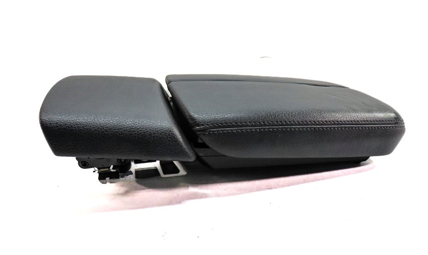 Thumbnail 4: 17-19 AUDI Q7 4M FRONT CENTER CONSOLE COMPARTMENT ARMREST LID COVER (Black)