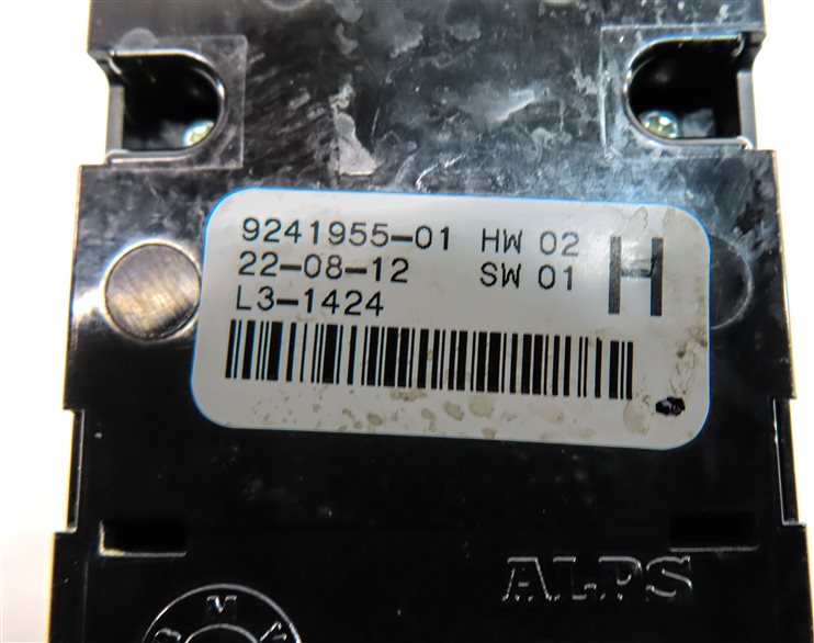 Thumbnail 5: 10-19 BMW 528i 535i 550i 650i M5 M6 X3 (F10 F12 F25) DRIVER P-FOLD WINDOW SWITCH