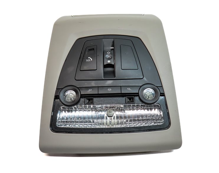 Thumbnail 4: 2013 BMW 528XI (F10) FRONT INTERIOR DOME MAP READING LIGHT LAMP (Gray)