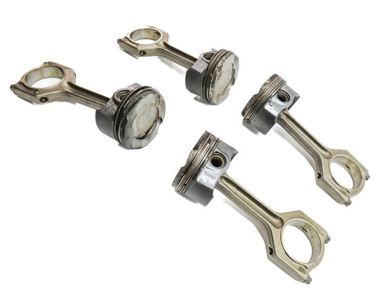 Thumbnail 2: 12-13 BMW 3 5 X1 Z4 (F10 F30 E84 E89) 2.0L TURBO PISTON & CONNECTING ROD SET 4