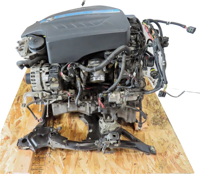Thumbnail 4: 2013 BMW ACTIVEHYBRID-3 (F30) 3.0L N55B30A HYBRID ENGINE ASSEMBLY (134k)