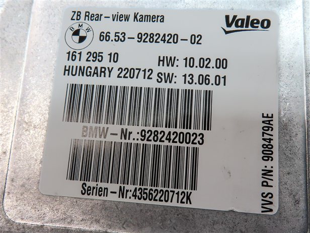 Thumbnail 6: 10-19 BMW 2 3 4 5 6 7 SERIES F01 F02 F10 F12 F22 F30 F32 REARVIEW CAMERA MODULE