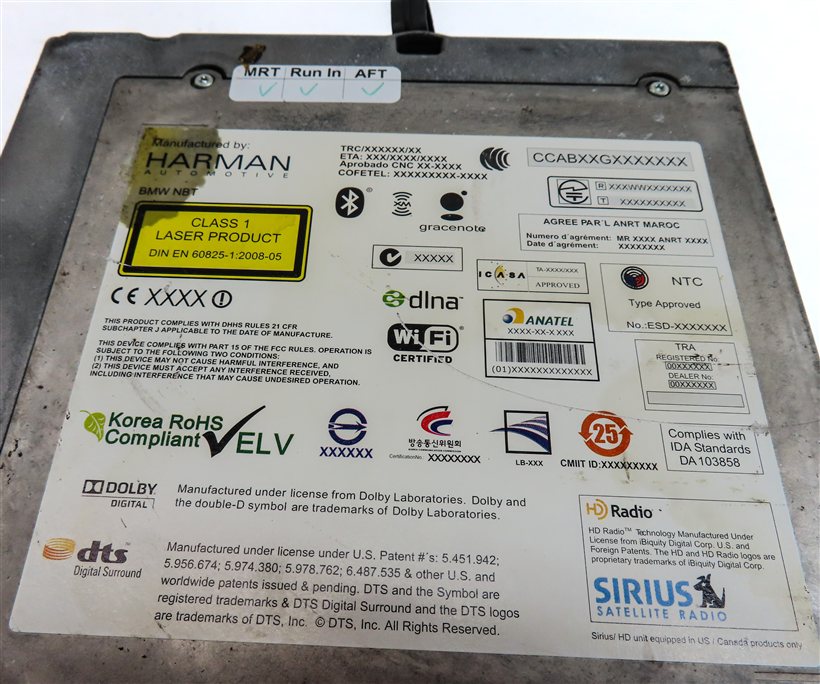 Thumbnail 10: 12-14 BMW 328i 335i 528i 535i 550i 740i 750i 760i CD DVD NAV STEREO RECEIVER