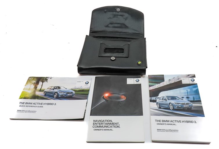 Thumbnail 2: 2013 BMW ACTIVE HYBRID 3 (F30) 3.0L OWNER'S MANUAL BOOKLET SET/3  w/CASE
