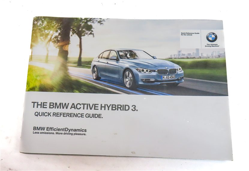 Thumbnail 7: 2013 BMW ACTIVE HYBRID 3 (F30) 3.0L OWNER'S MANUAL BOOKLET SET/3  w/CASE