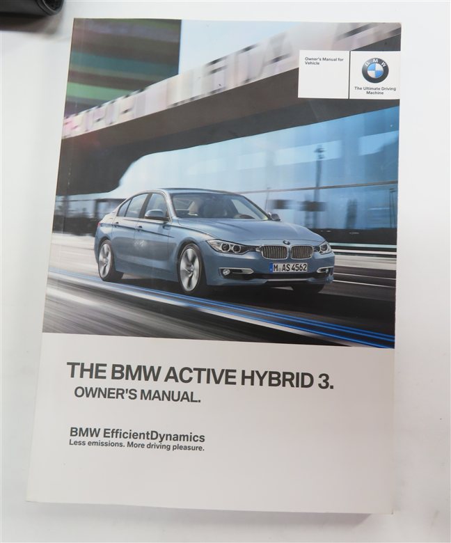 Thumbnail 9: 2013 BMW ACTIVE HYBRID 3 (F30) 3.0L OWNER'S MANUAL BOOKLET SET/3  w/CASE