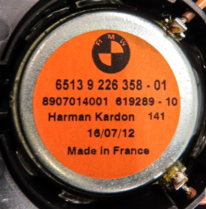 Thumbnail 9: 2013 BMW ACTIVE HYBRID 3 (F30) HARMAN KARDON SOUND SYSTEM SPEAKER SET/16