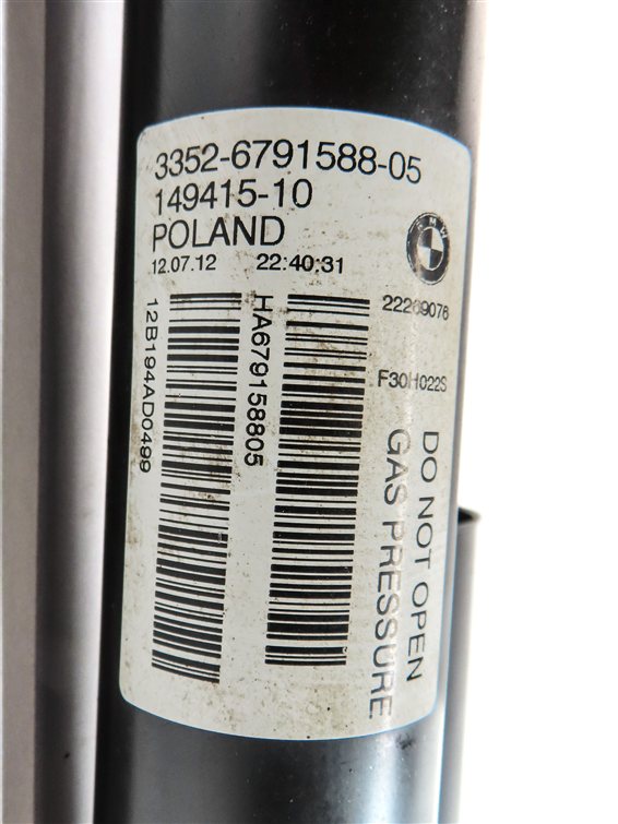 Thumbnail 5: 2013 BMW ACTIVE HYBRID 3 (F30) RWD REAR STANDARD SUSPENSION SHOCK STRUT SET/2