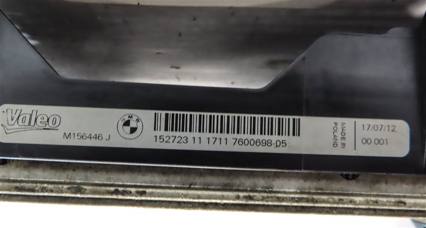 Thumbnail 7: 12-16 BMW 228i 328i 428i ACTIVEHYBRID-3 (F22 F30 F32) LEFT AUXILIARY RADIATOR