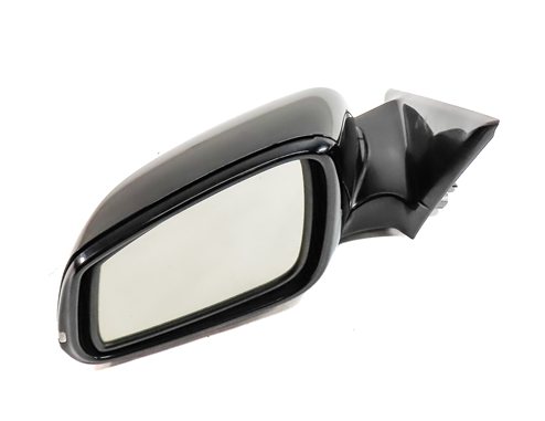 12-13 BMW 3 SERIES F30 LEFT MEMORY AUTODIM HEATED PFOLD DOOR MIRROR (Silver)