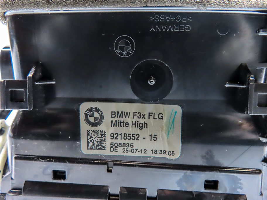Thumbnail 7: 2013 BMW ACTIVE HYBRID 3 (F30) FRONT CENTER DASH HEAT AIR AC HVAC DUAL VENT