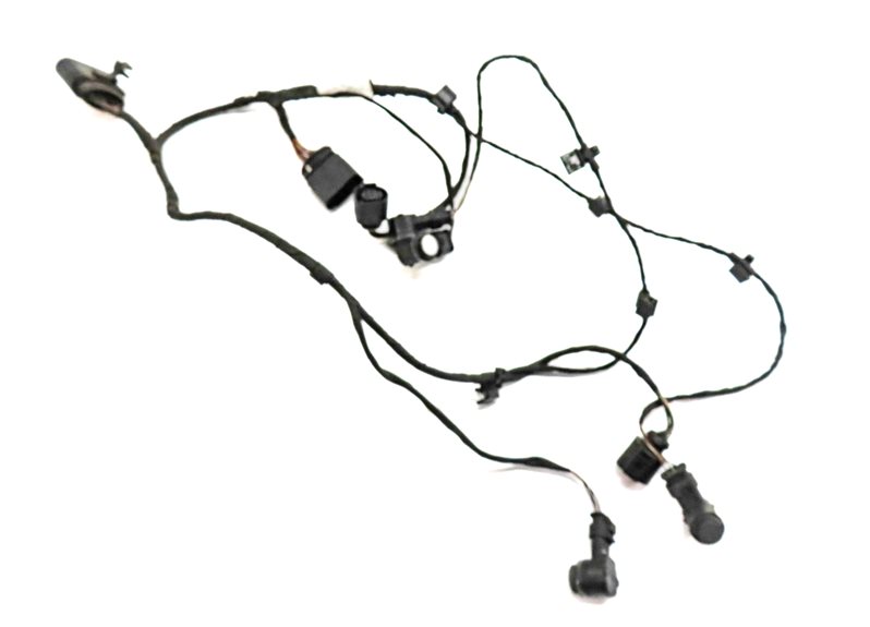 10 AUDI Q7 (4L) REAR PARK ASSIST PDC DISTANCE CONTROL WIRE SENSOR SET/4 (SILVER)