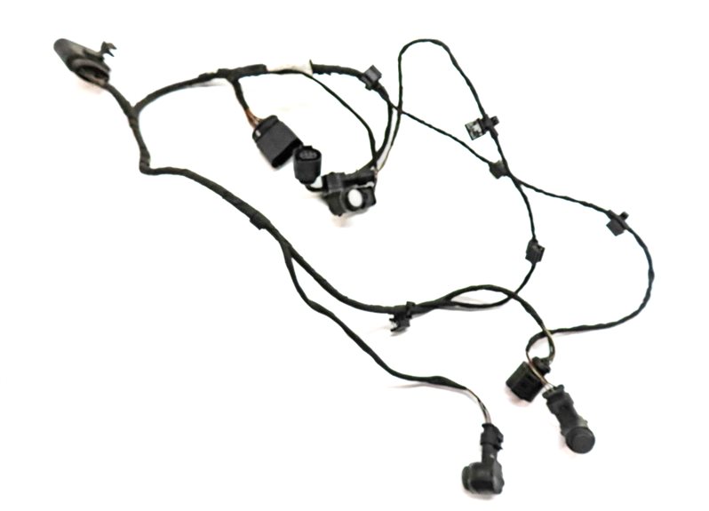 Thumbnail 2: 10 AUDI Q7 (4L) REAR PARK ASSIST PDC DISTANCE CONTROL WIRE SENSOR SET/4 (SILVER)