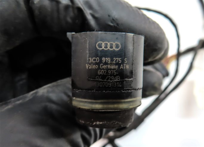 Thumbnail 6: 10 AUDI Q7 (4L) REAR PARK ASSIST PDC DISTANCE CONTROL WIRE SENSOR SET/4 (SILVER)