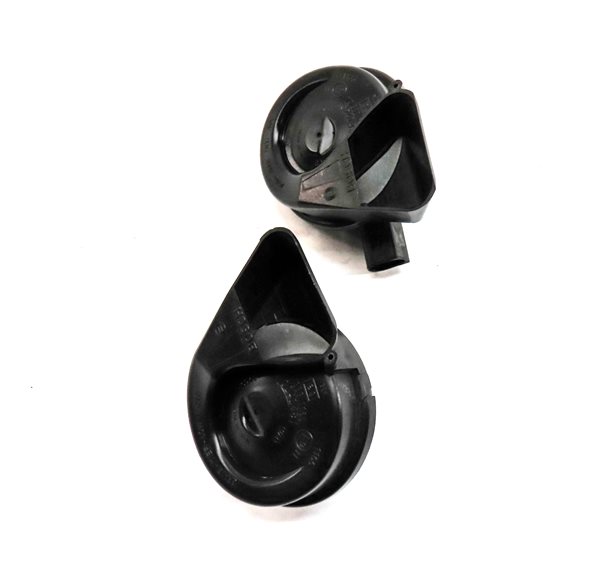 Thumbnail 2: 2007-2015 AUDI Q7 R8 (4L 4S) HIGH & LOW TONE NOTE SIGNAL SAFETY HORN SET-2