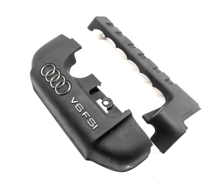 2007-2010 AUDI Q7 4L 3.6L ENGINE MOTOR COVER TRIM SET/2