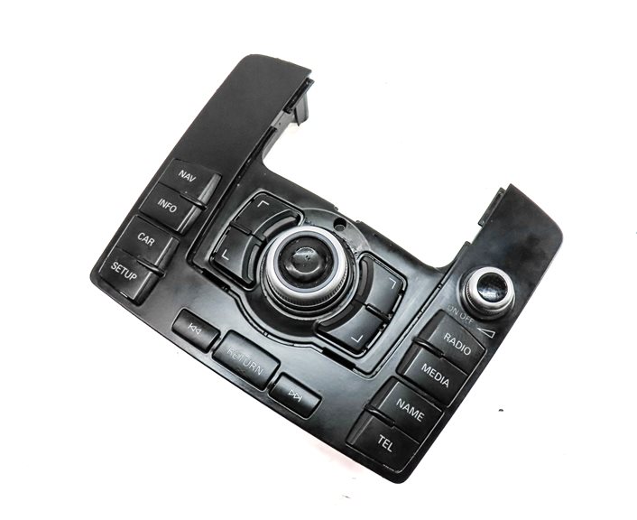 Thumbnail 1: 2010-2011 AUDI Q7 (4L) CENTER CONSOLE RADIO MMI NAVIGATION CONTROL SWITCH PANEL