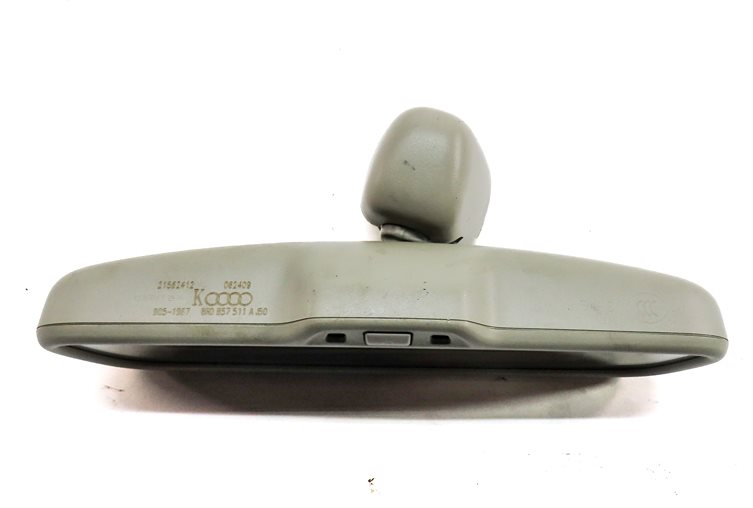 Thumbnail 4: 2007-2015 AUDI Q7 (4L) AUTO DIM REAR VIEW MIRROR w/ COMPASS & HOMELINK (Gray)