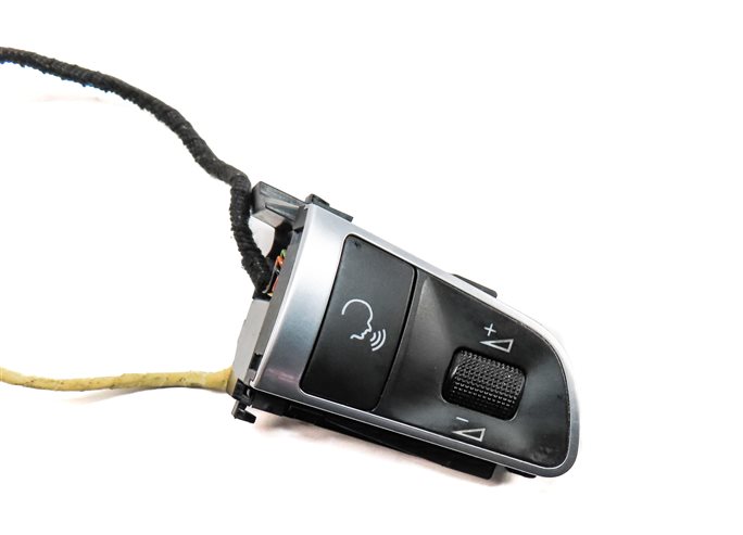 Thumbnail 5: 2010 AUDI Q7 (4L) DRIVER STEERING WHEEL MEDIA PHONE OPTION SELECT SWITCH BUTTON