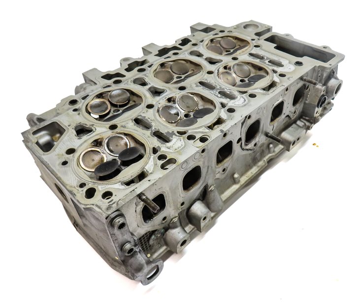 Thumbnail 6: 09-10 AUDI Q7 4L 3.6L (BHK VR6) ENGINE CYLINDER HEAD w/ CAMSHAFTS & TIMING GEARS